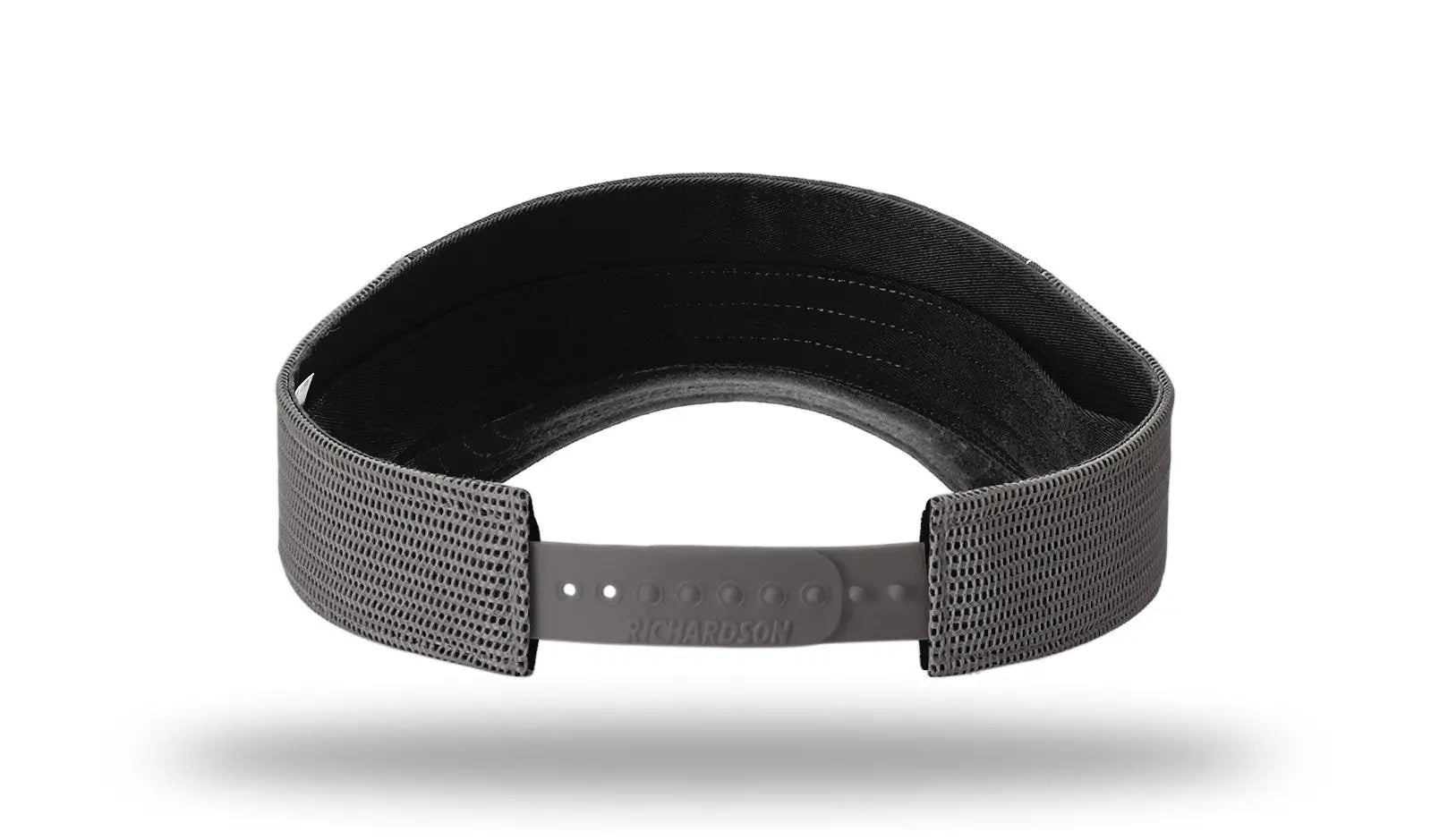 Richardson 712 Trucker Visor - Black Charcoal - Dark Gray / Osfm