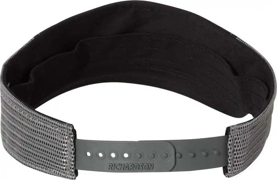 Richardson 712 Trucker Visors Black Charcoal Dark Gray / Osfm