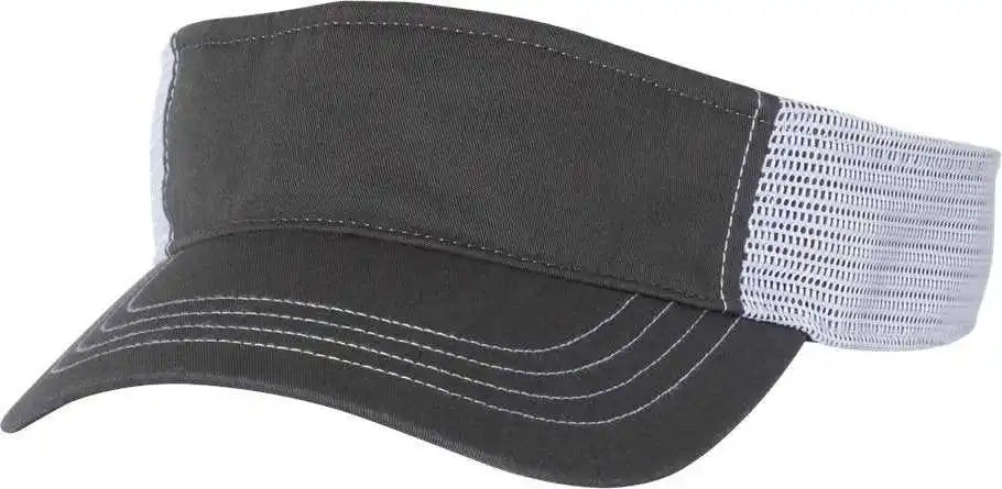 Richardson 712 Trucker Visors Charcoal White Dark Gray / Osfm