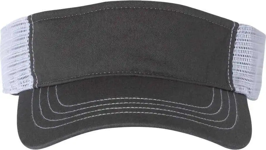 Richardson 712 Trucker Visors Charcoal White Dark Gray / Osfm
