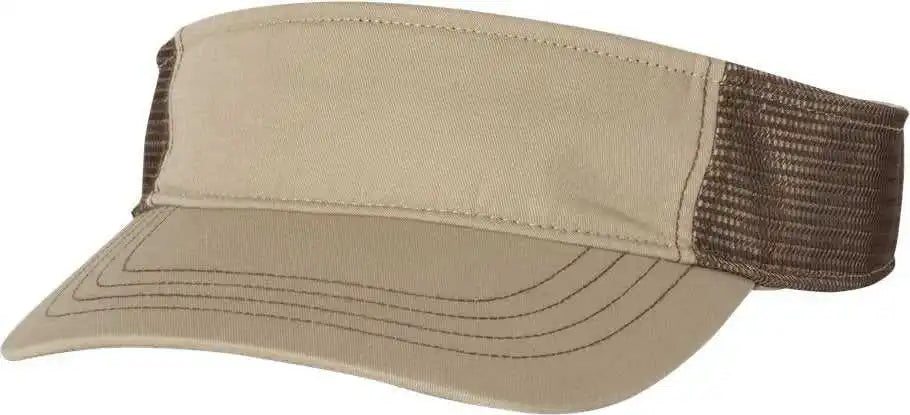 Richardson 712 Trucker Visors Khaki Coffee / Osfm