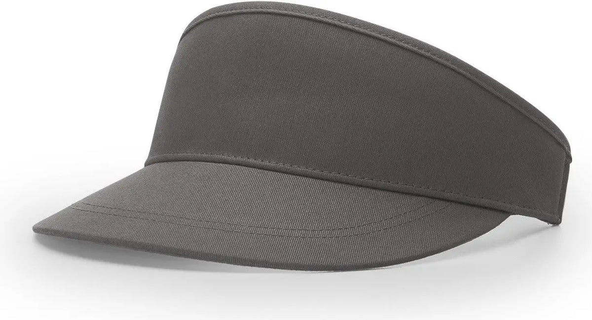 Richardson 715 Classic Golf Visor - Charcoal - Dark Gray / Osfm