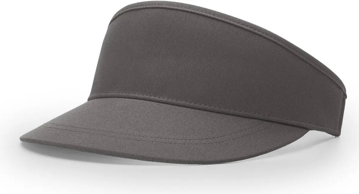 Richardson 715 Classic Golf Visor - Charcoal - Dark Gray / Osfm