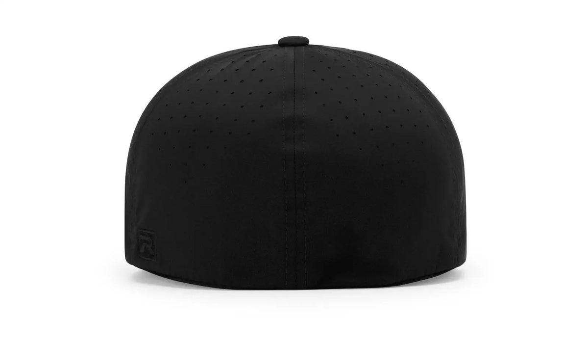 Richardson 733 4-stitch 2’’ Bill - Performance Ignite Lt Laser Perf Ump Cap - Black