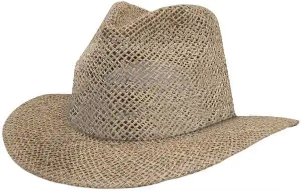 Richardson 822 Straw Safari Hats with no Band Natural / Osfm