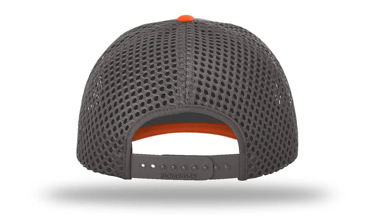 Richardson 835 Tilikum Cap - Blaze Orange Charcoal - Dark Gray / Osfm