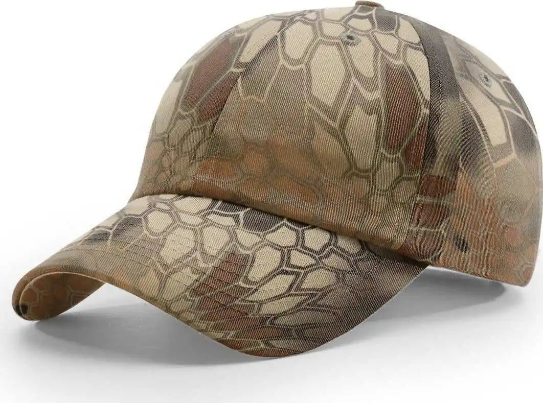 Richardson 840 Relaxed Twill Camo Caps - Kryptek Highlander - Osfm
