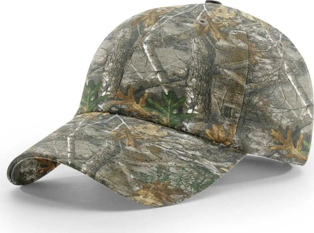 Richardson 840 Relaxed Twill Camo Caps Realtree Edge / Osfm