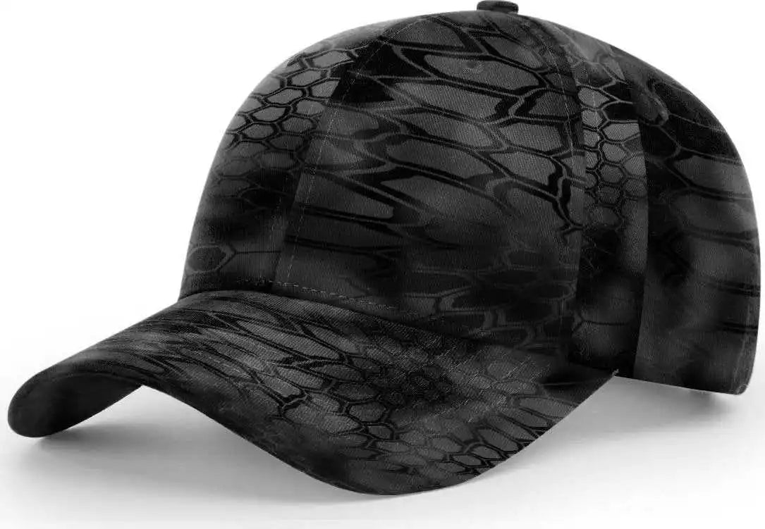 Richardson 843 Casual Twill Camo Strapback Caps - Kryptek Typhon - Osfm
