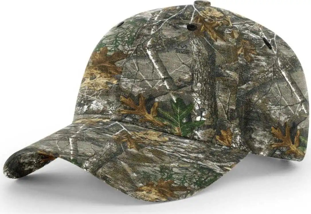 Richardson 843 Casual Twill Camo Strapback Caps Realtree Edge / Osfm
