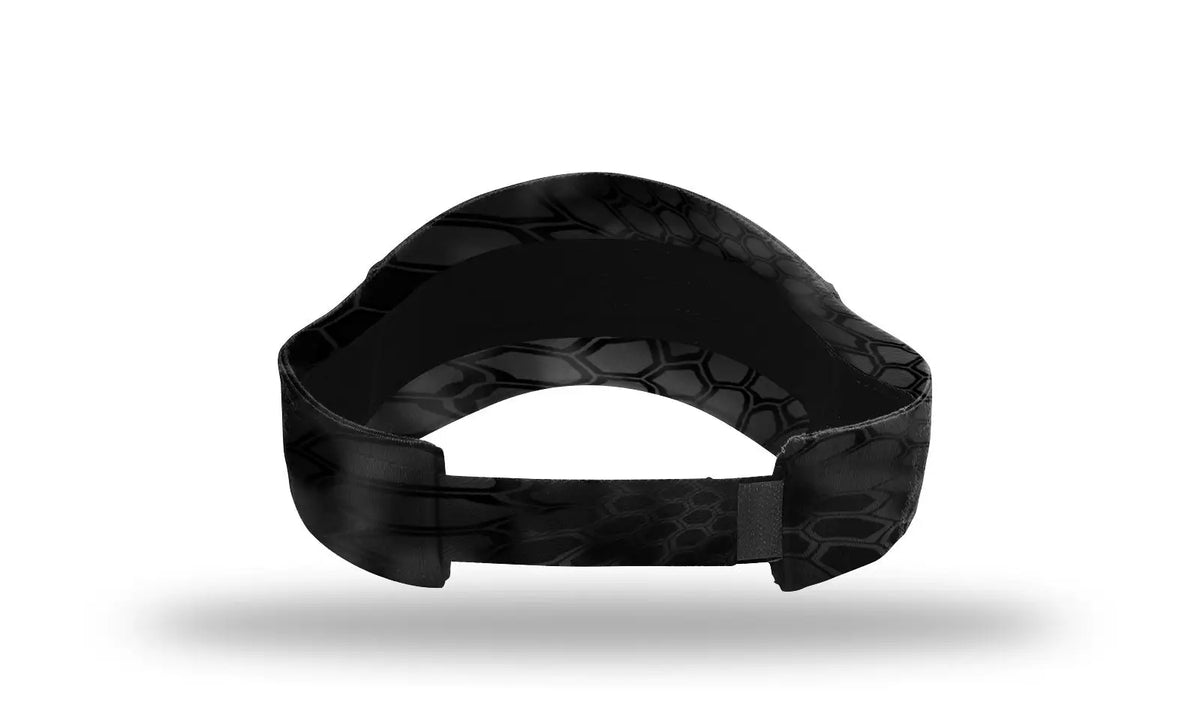 Richardson 848 Twill Camo Visors - Kryptek Typhon Black