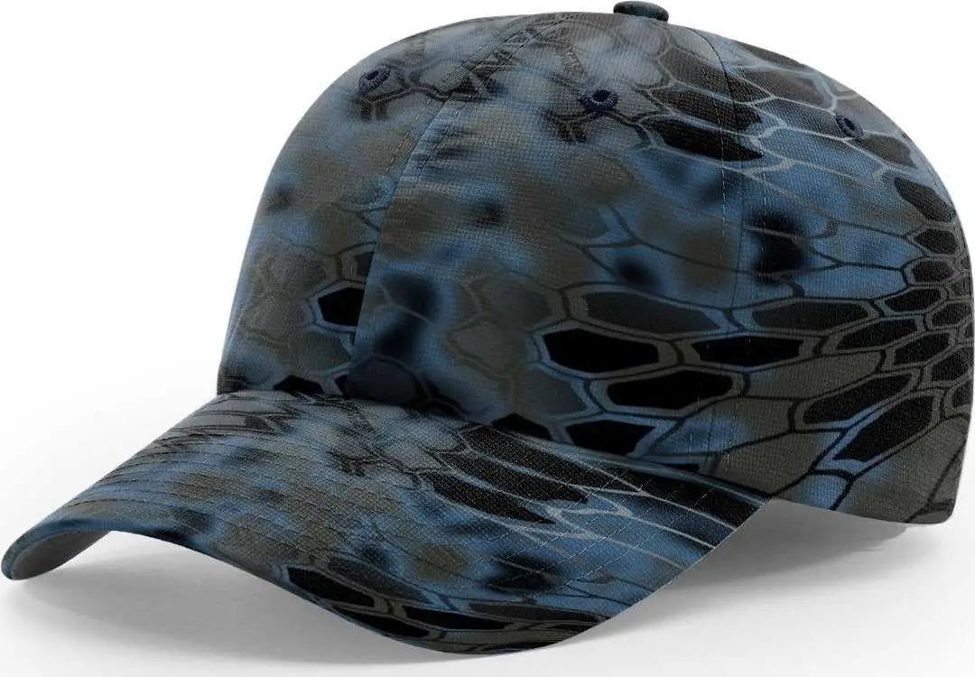 Richardson 870 Relaxed Performance Camo Caps - Kryptek Neptune
