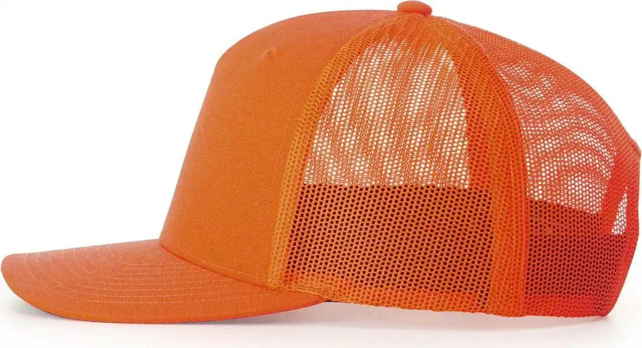 Richardson 882fp Blaze Trucker Caps - Orange - Osfm