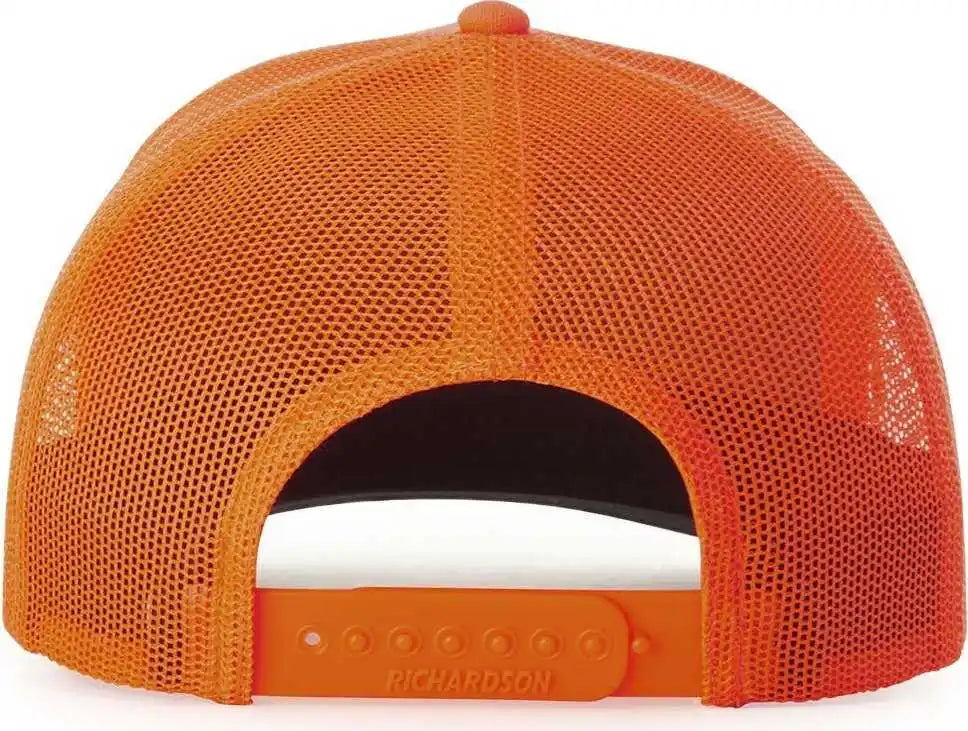Richardson 882fp Blaze Trucker Caps Orange / Osfm