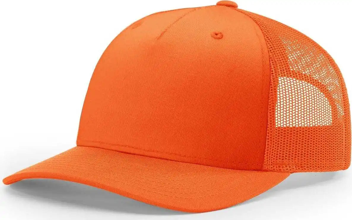 Richardson 882fp Blaze Trucker Caps - Orange - Osfm