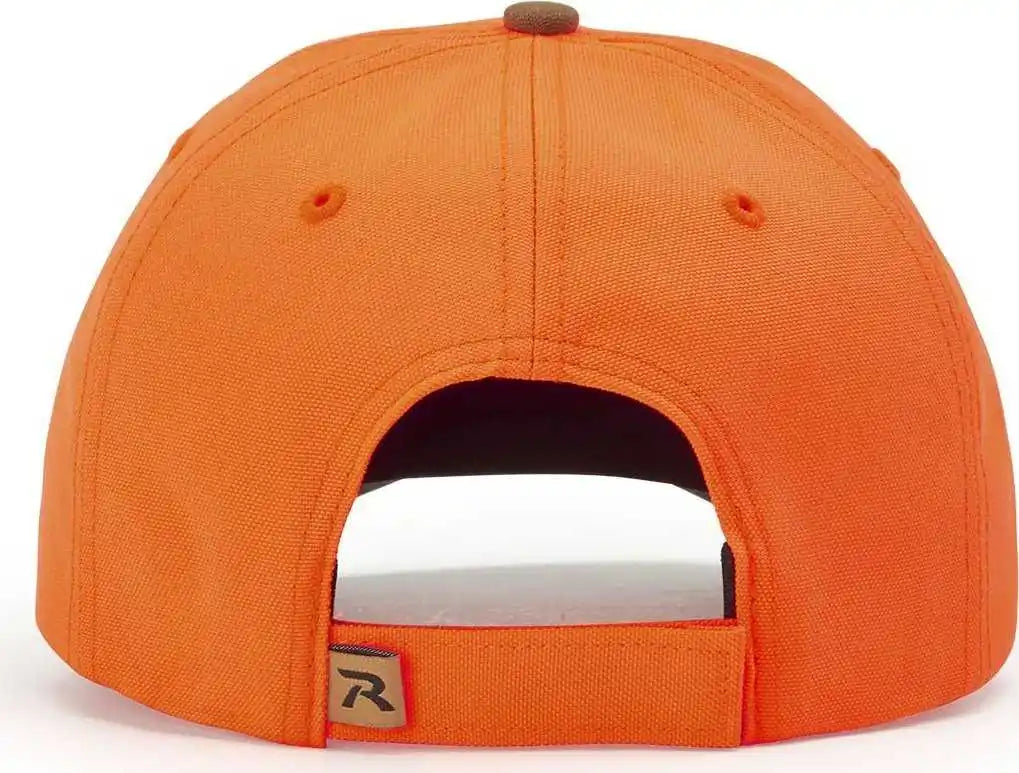 Richardson 884 Blaze Crown Duck Visor Caps Brown / Osfm