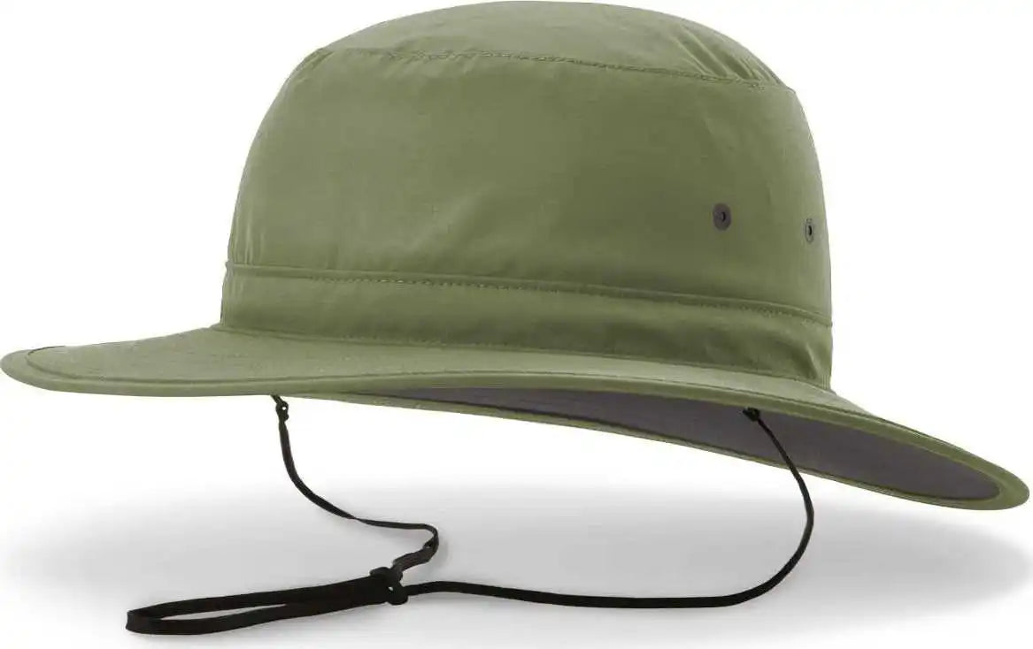 Richardson 909 Mckenzie Wide Brim Performance Sun Hats Charcoal Dark Gray / Sm Md