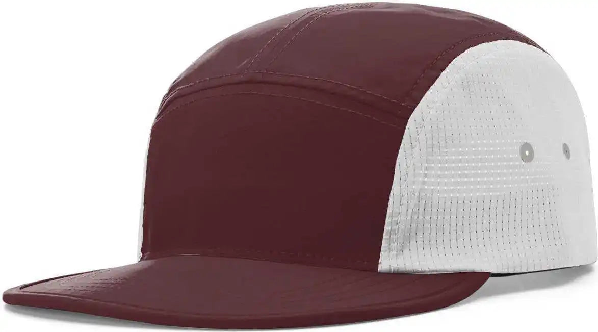 Richardson 932 Pct Caps - Maroon Glacier Grey - Gray / Osfm