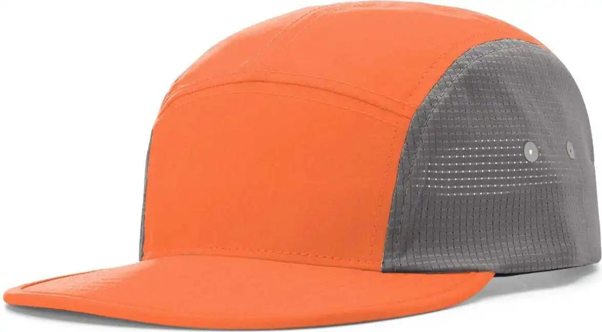 Richardson 932 Pct Caps - Orange Charcoal - Dark Gray / Osfm