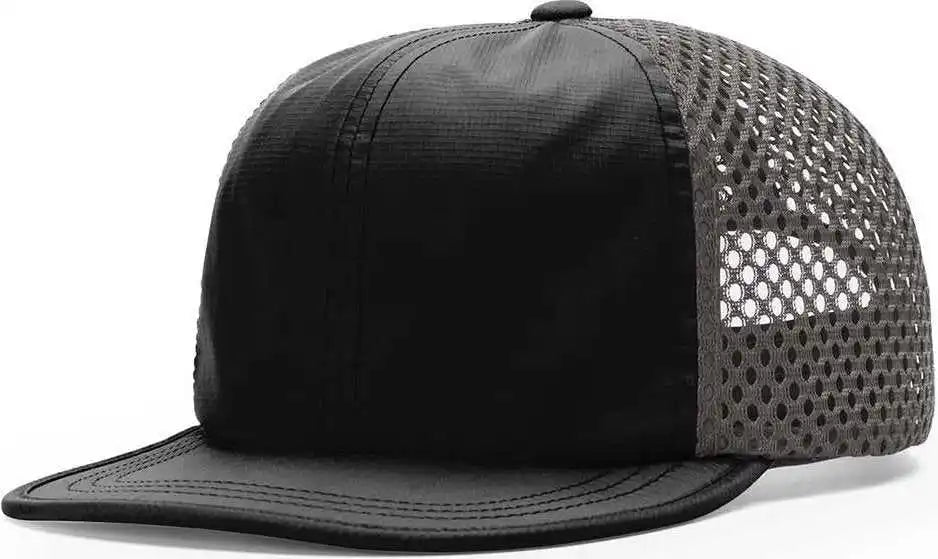 Richardson 935 Rouge Wide Set Mesh Caps - Black Charcoal - Dark Gray / Osfm