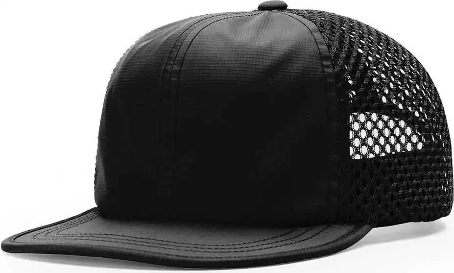 Richardson 935 Rouge Wide Set Mesh Caps Black / Osfm