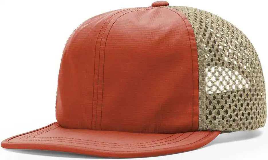 Richardson 935 Rouge Wide Set Mesh Caps Texas Orange Khaki / Osfm