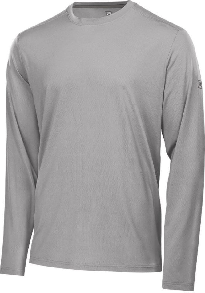 Richardson A7110ls Clutch Performance Long Sleeve Tee - Grey