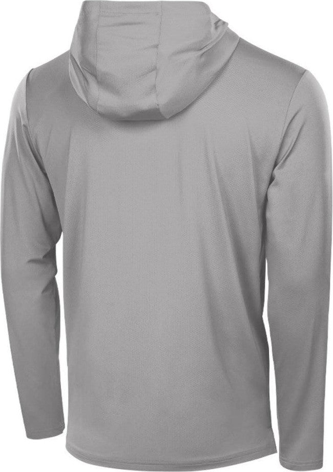 Richardson A7110lsh Clutch Performance Long Sleeve Hooded Tee - Grey