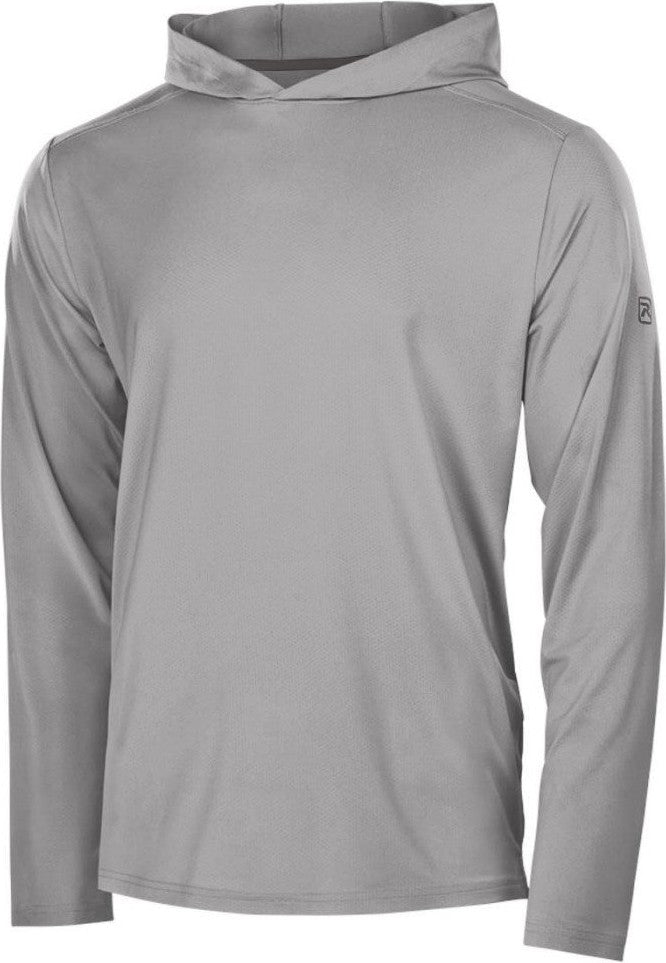 Richardson A7110lsh Clutch Performance Long Sleeve Hooded Tee - Grey