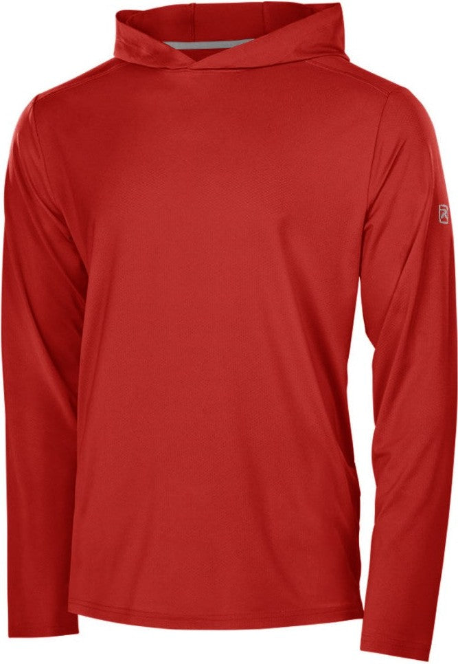 Richardson A7110lsh Clutch Performance Long Sleeve Hooded Tee - Red
