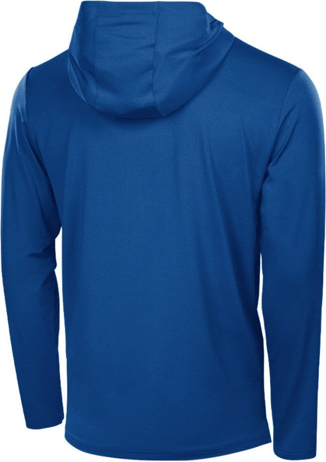 Richardson A7110lsh Clutch Performance Long Sleeve Hooded Tee - Royal