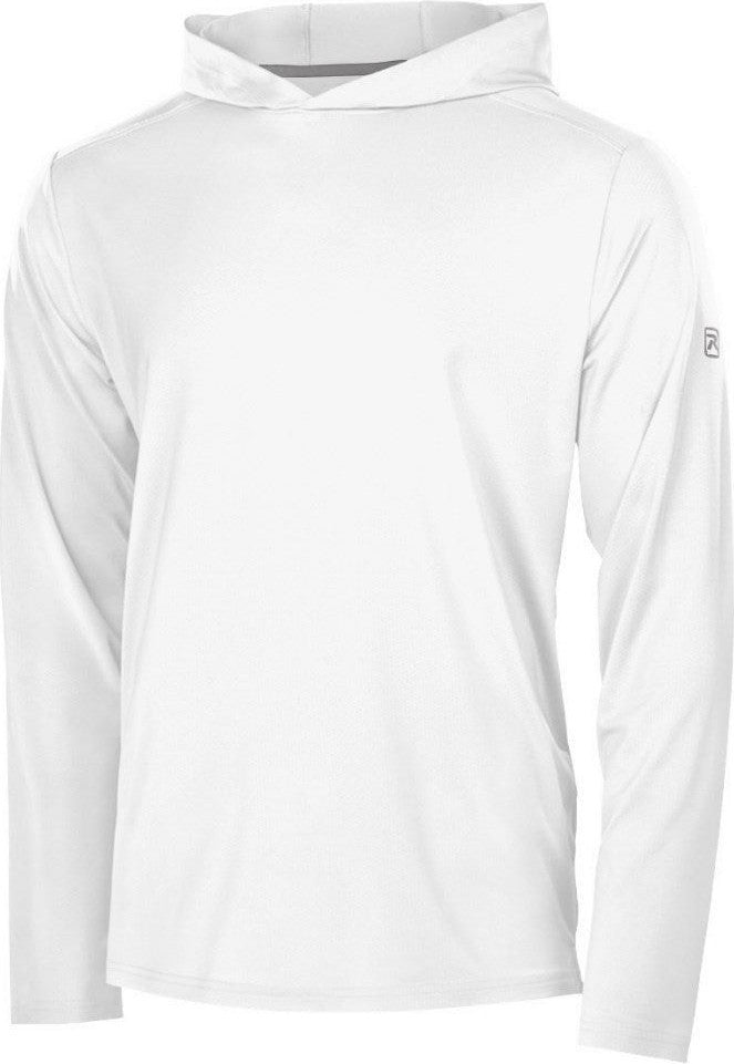 Richardson A7110lsh Clutch Performance Long Sleeve Hooded Tee - White