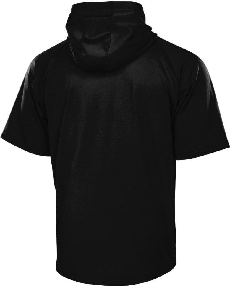 Richardson A7200ssh Charge Performance Fleece Short Sleeve Hoodie - Black