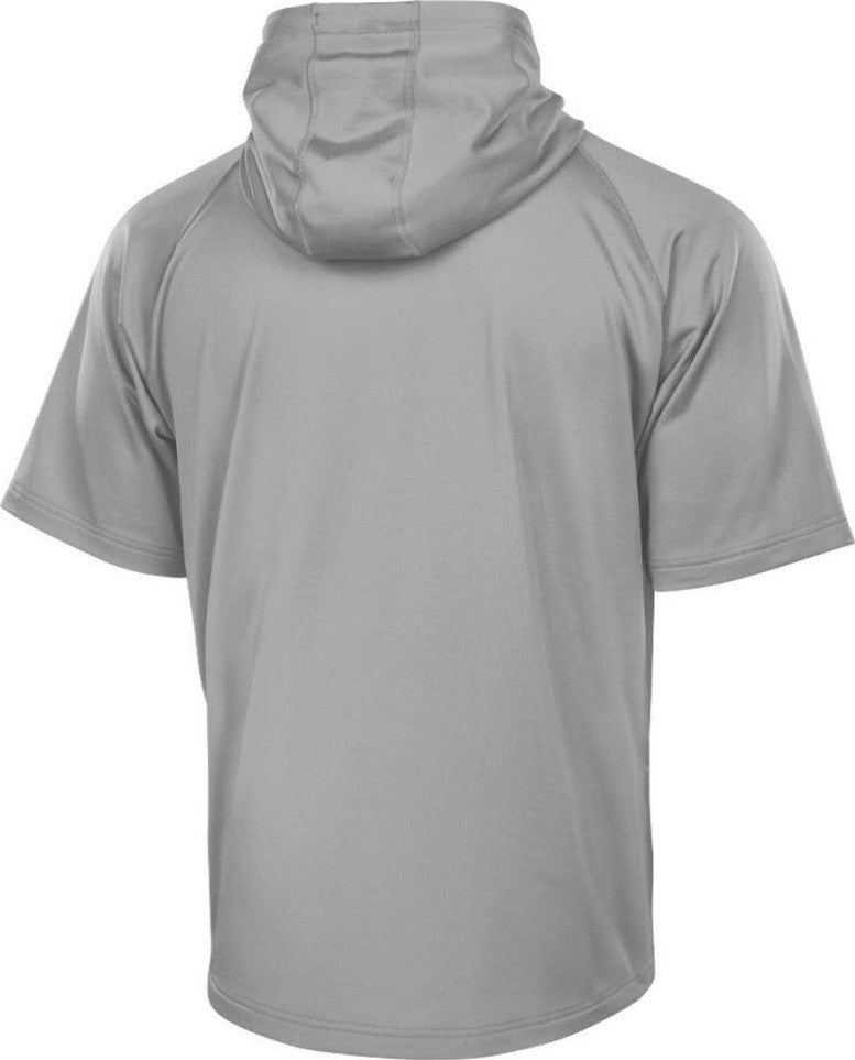 Richardson A7200ssh Charge Performance Fleece Short Sleeve Hoodie - Grey