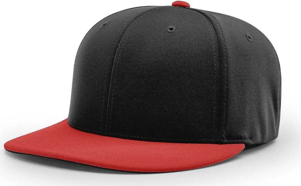 Richardson Pts20 Pulse r Flex Caps Black Red / Youth