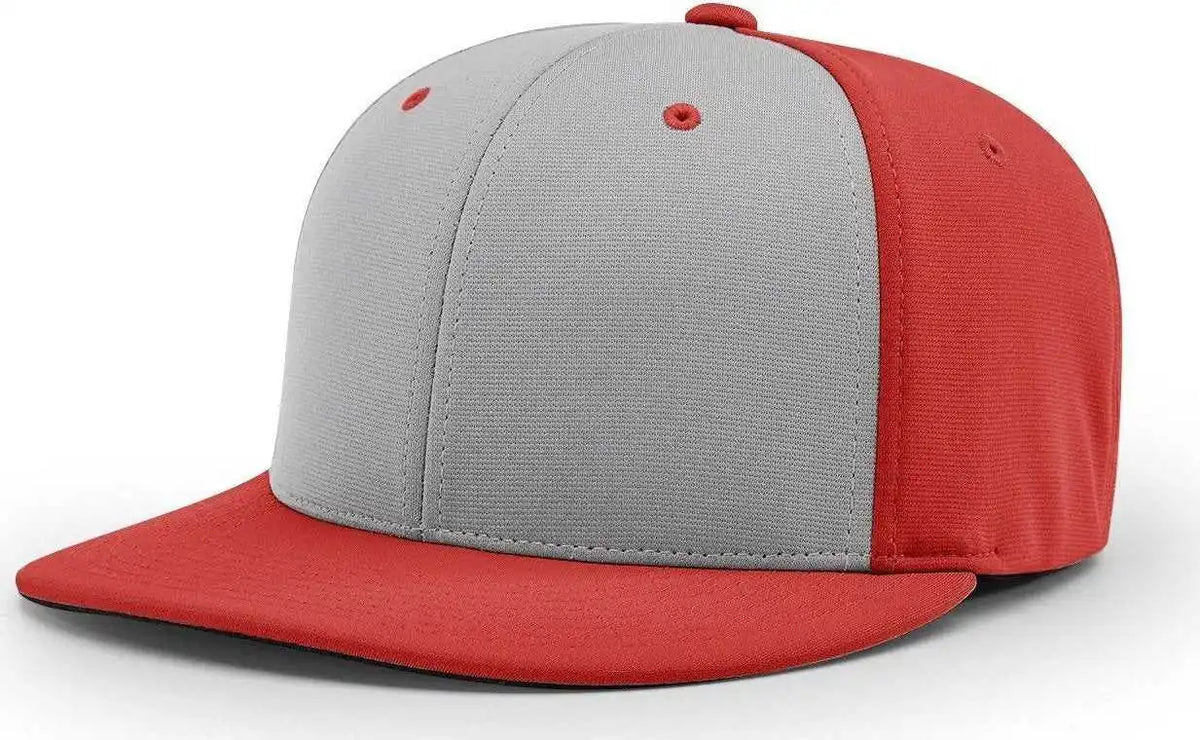 Richardson Pts20 Pulse r Flex Caps Grey Red Alt Gray / Xs Sm