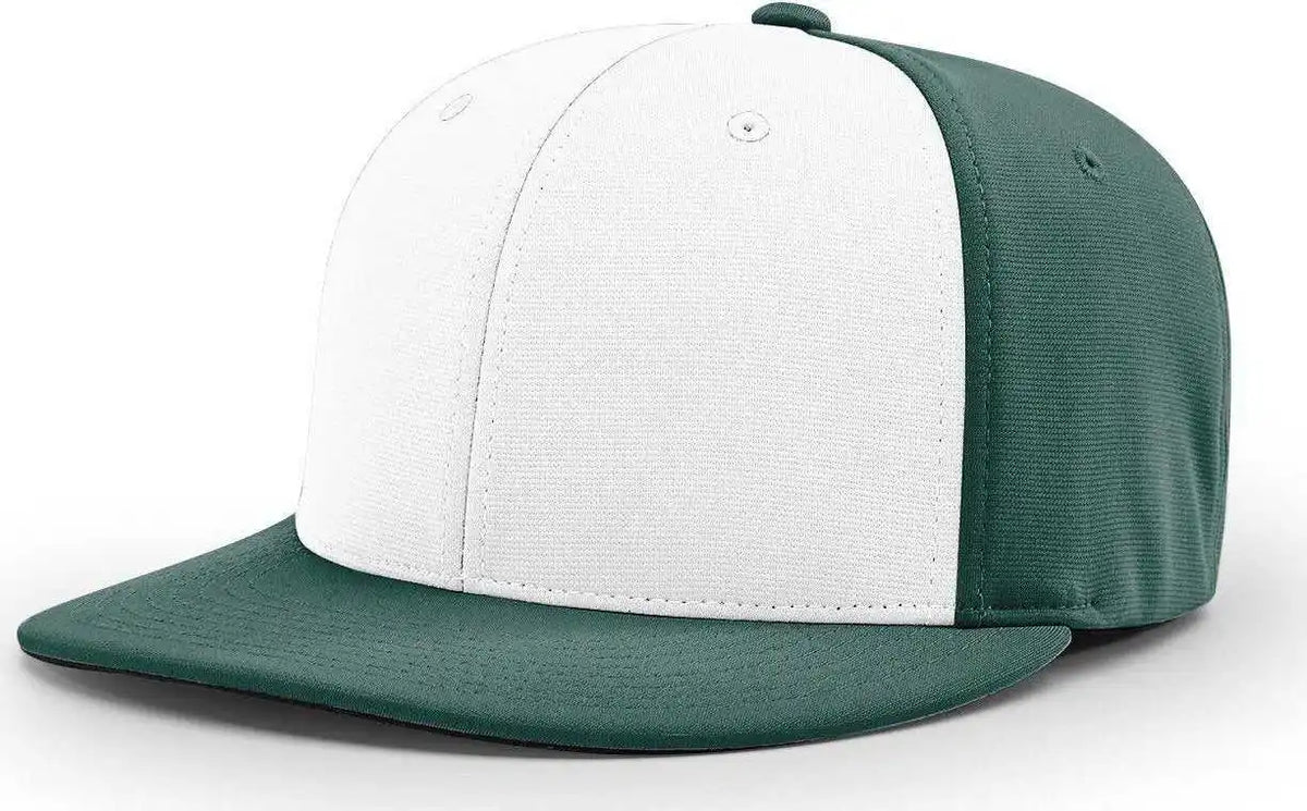 Richardson Pts20 Pulse r Flex Caps White Dark Green Alt Forest / Xs Sm