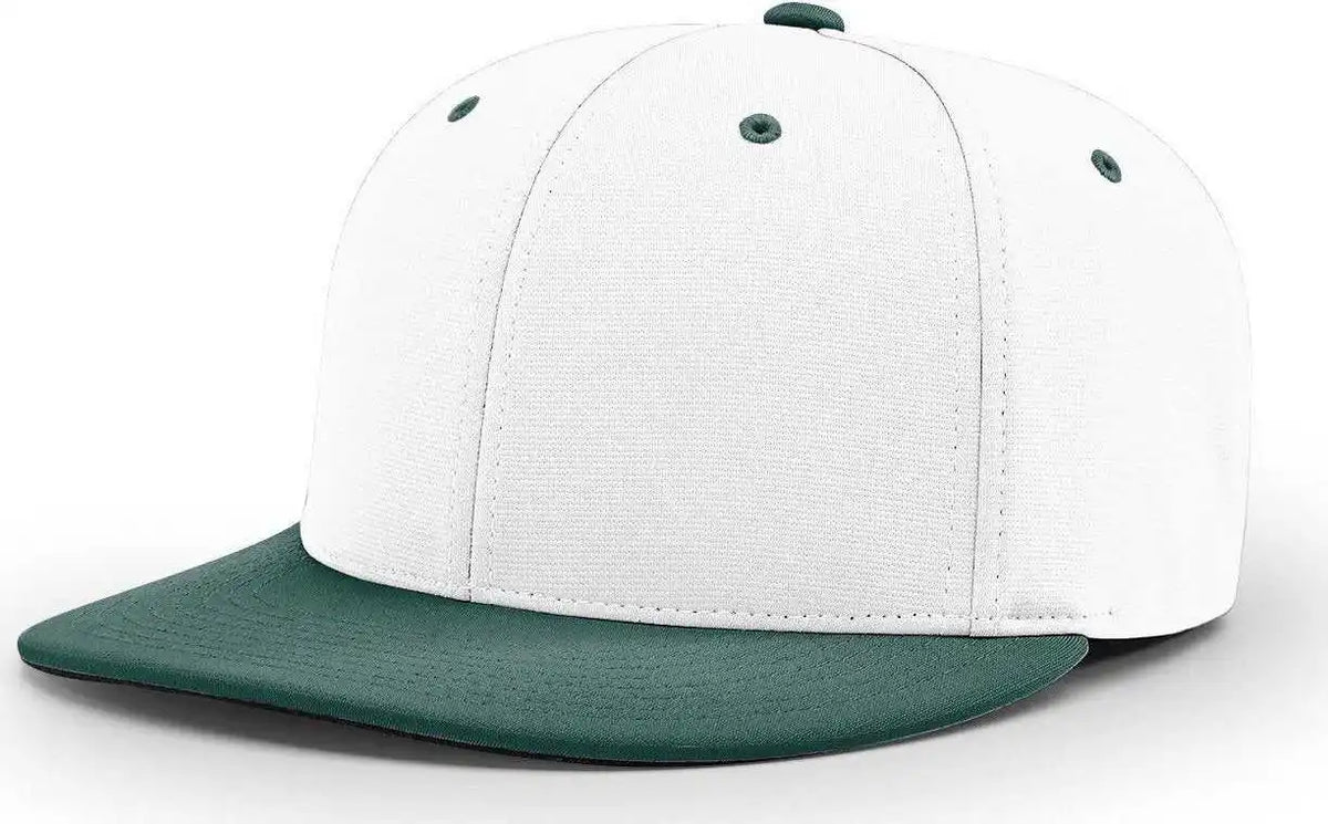 Richardson Pts20 Pulse r Flex Caps White Dark Green Forest / Xs Sm