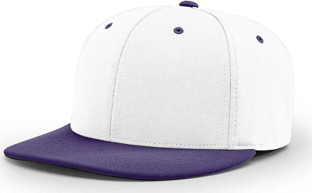 Richardson Pts20 Pulse r Flex Caps White Purple / Xs Sm