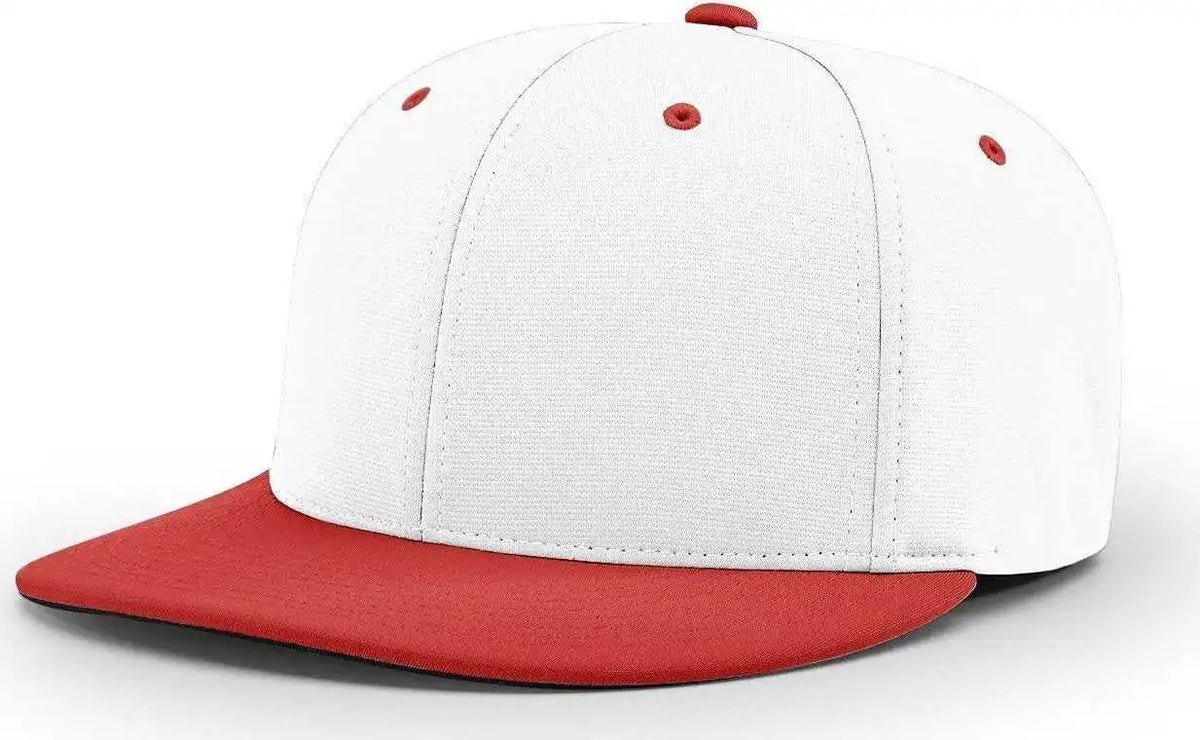 Richardson Pts20 Pulse r Flex Caps White Red Comb / Xs Sm