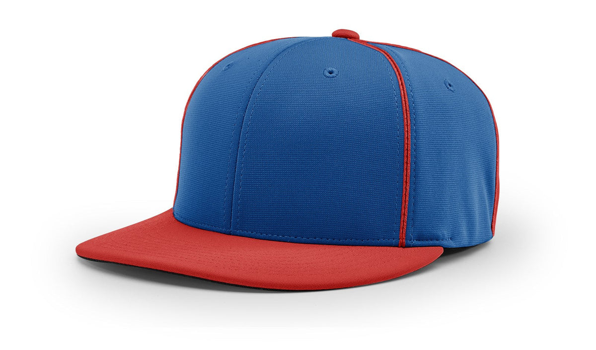 Richardson Pts20 Pulse R-flex Caps with Piping - Royal Red