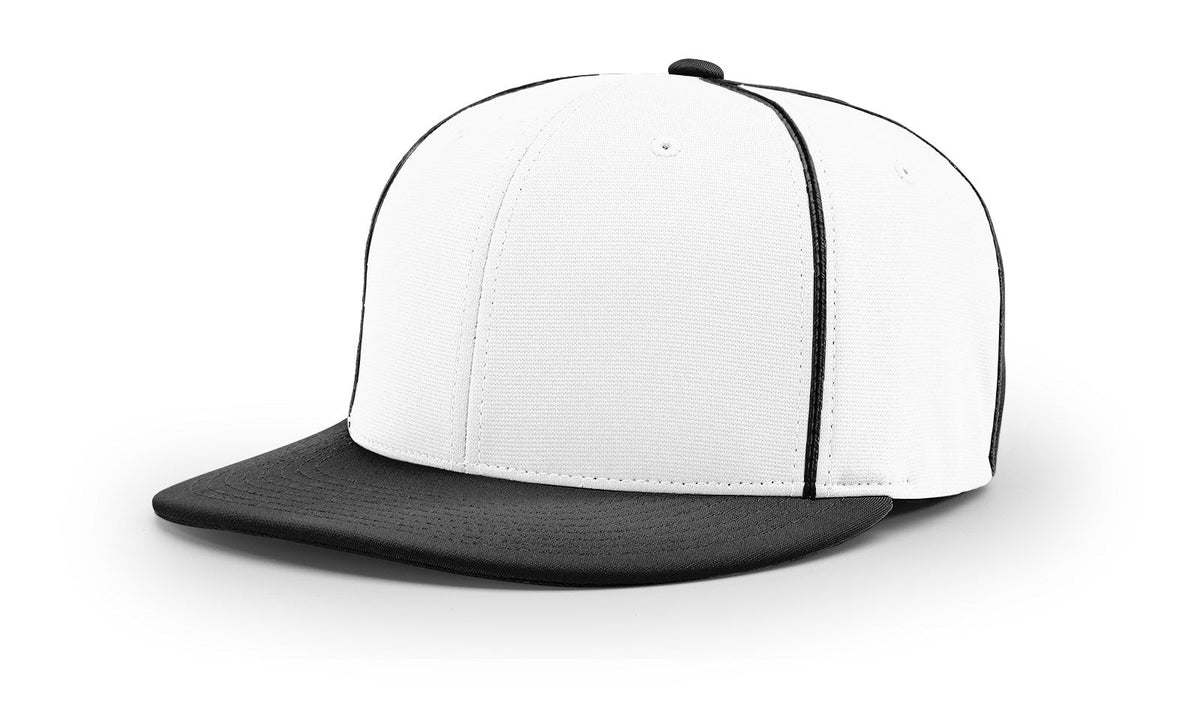 Richardson Pts20 Pulse R-flex Caps with Piping - White Black