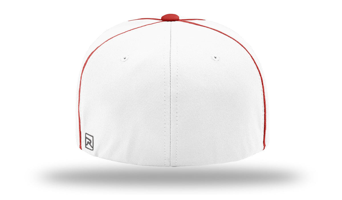 Richardson Pts20 Pulse R-flex Caps with Piping - White Red