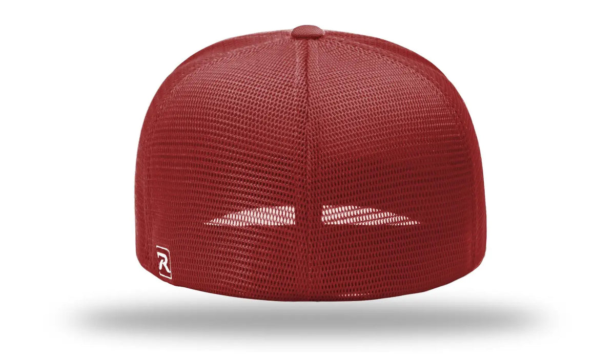 Richardson Pts20m Pulse/mesh Back Caps - Cardinal