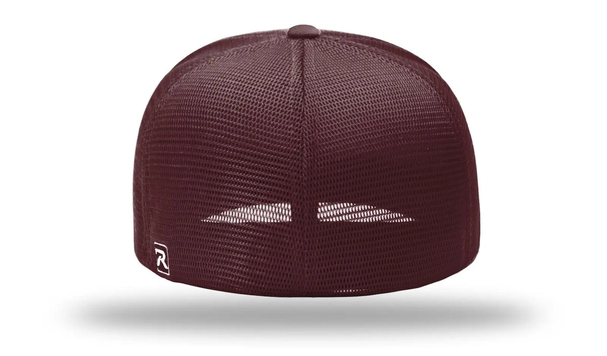 Richardson Pts20m Pulse/mesh Back Caps - Maroon