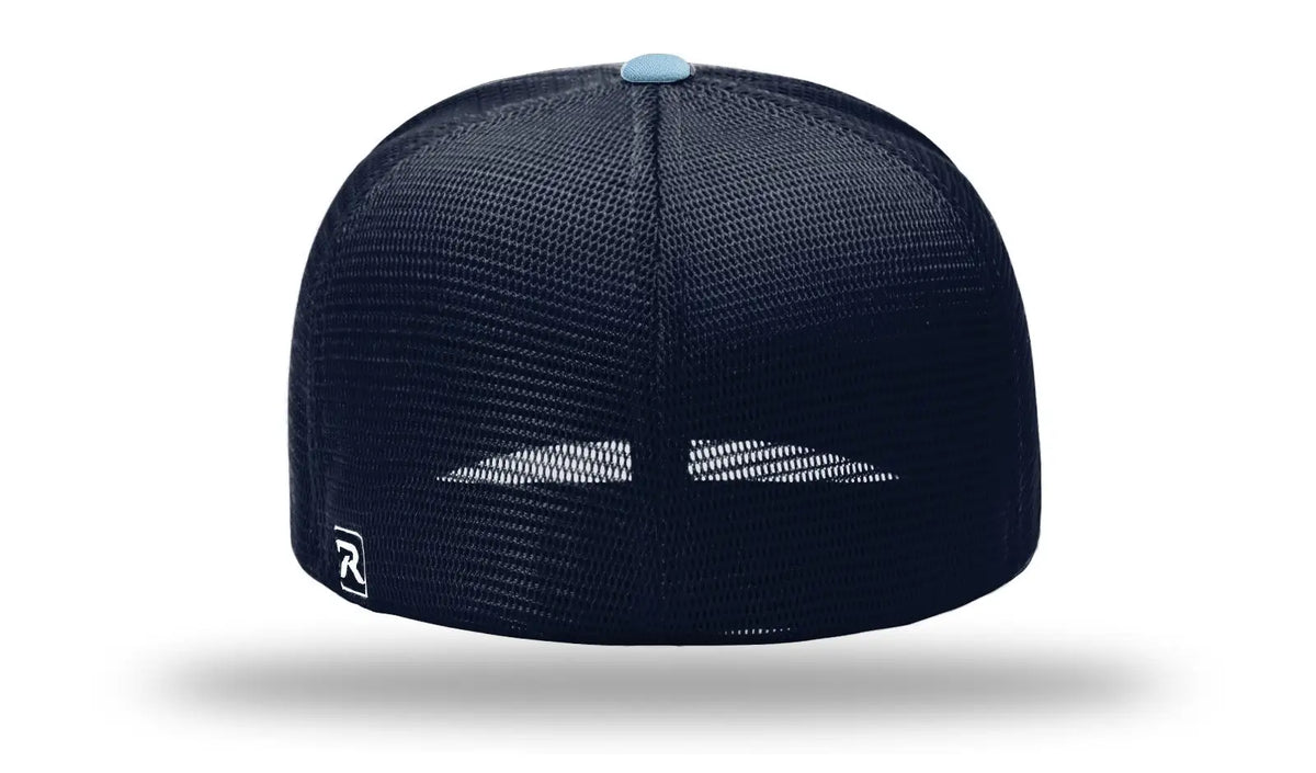 Richardson Pts20m Pulse/mesh Back Caps - Navy Columbia Blue