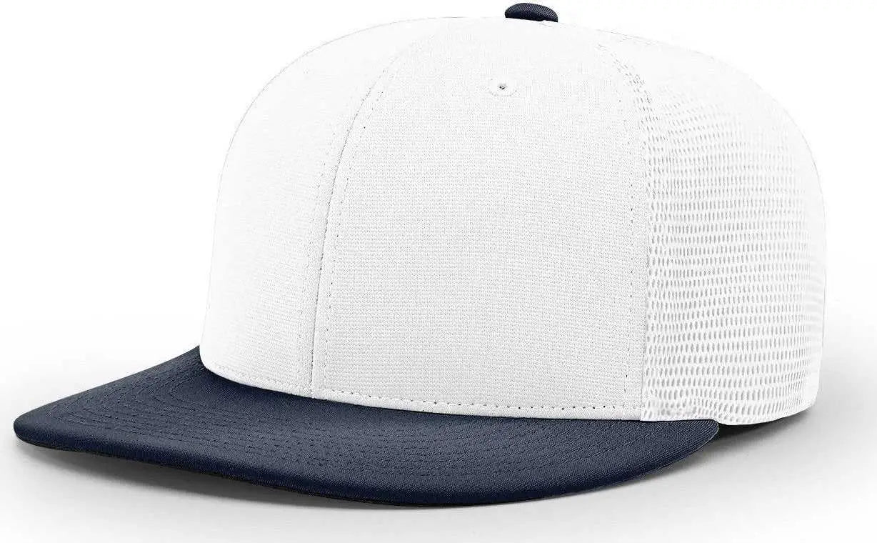Richardson Pts20m Pulse/mesh Back Caps - White Navy