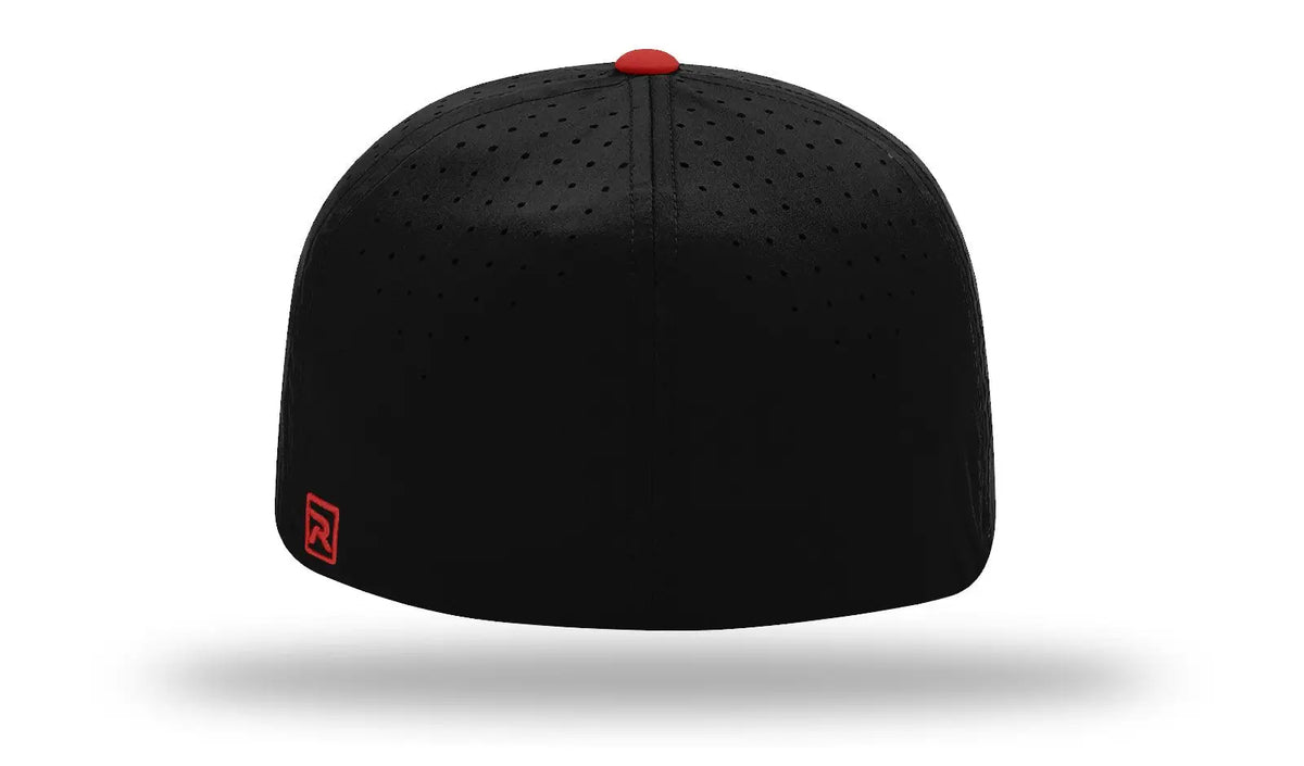 Richardson Pts30 Lite R-flex Caps - Black Red