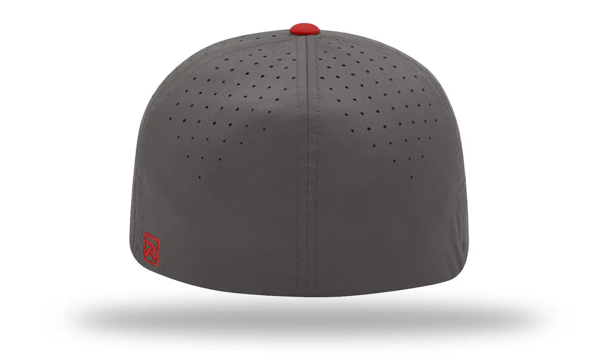 Richardson Pts30 Lite R-flex Caps - Charcoal Red