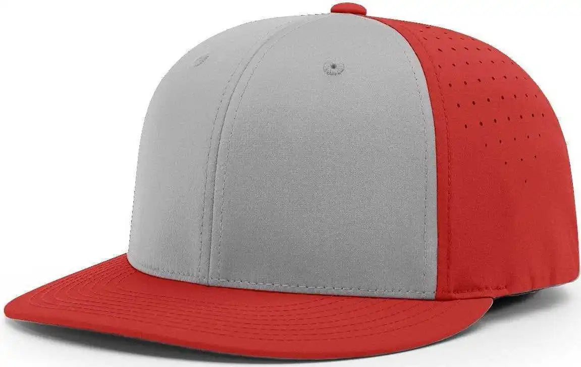 Richardson Pts30 Lite r Flex Caps Gray Red Alt / Xs Sm